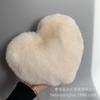 Love Imitation + Rabbit Fur Plush Bag, Various Colors Peach Heart Women's Bag, Valentine's Day Gift, Trendy Plush Bag