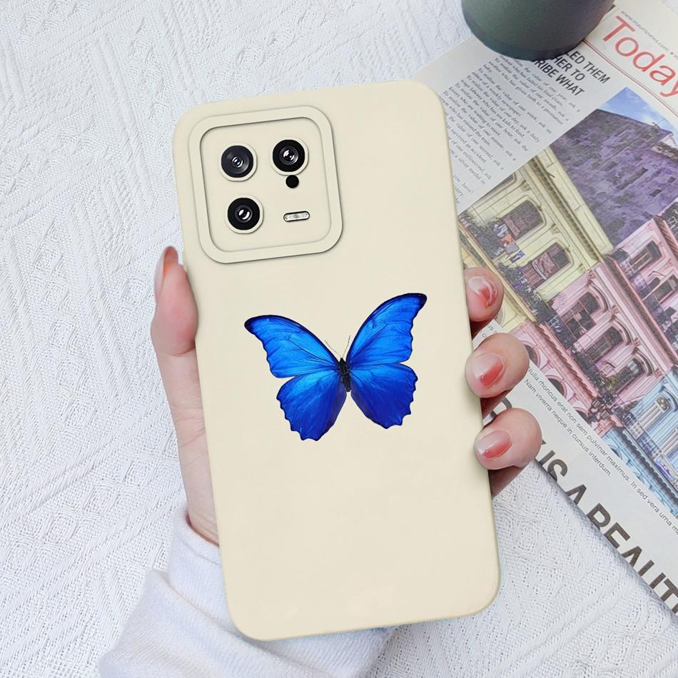 For Xiaomi 13 Pro Lite Civi2 Phone Cases Special Pattern Cover Camera Protection Smooth Liquid Silicone Anti fingerprint Shell