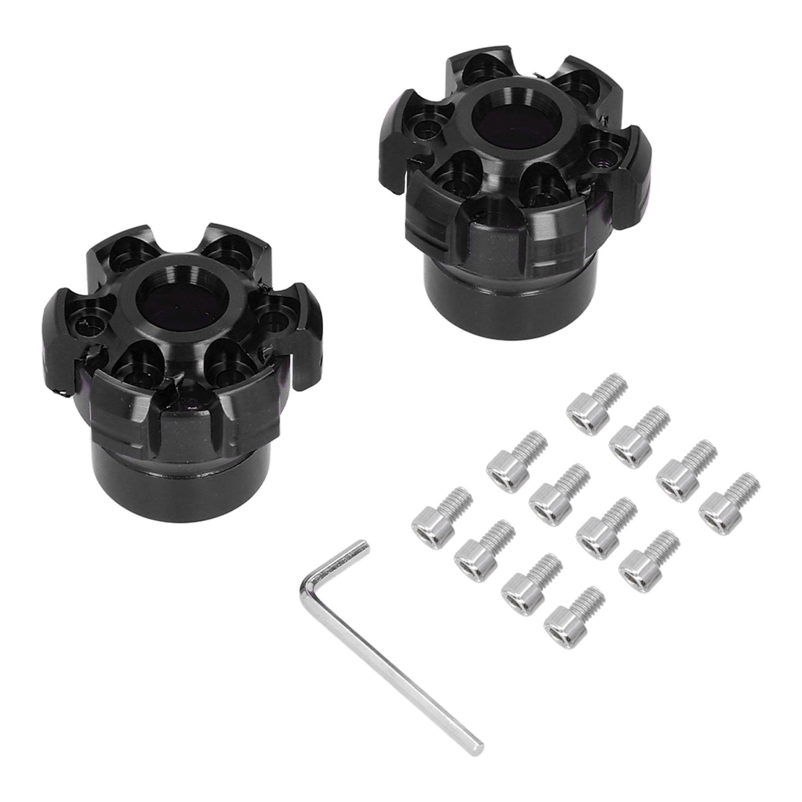 

2PCS Wheel Fork Frame Sliders Crash Protection CNC Aluminium Alloy Universal for Motorcycles BikesBlack чёрный