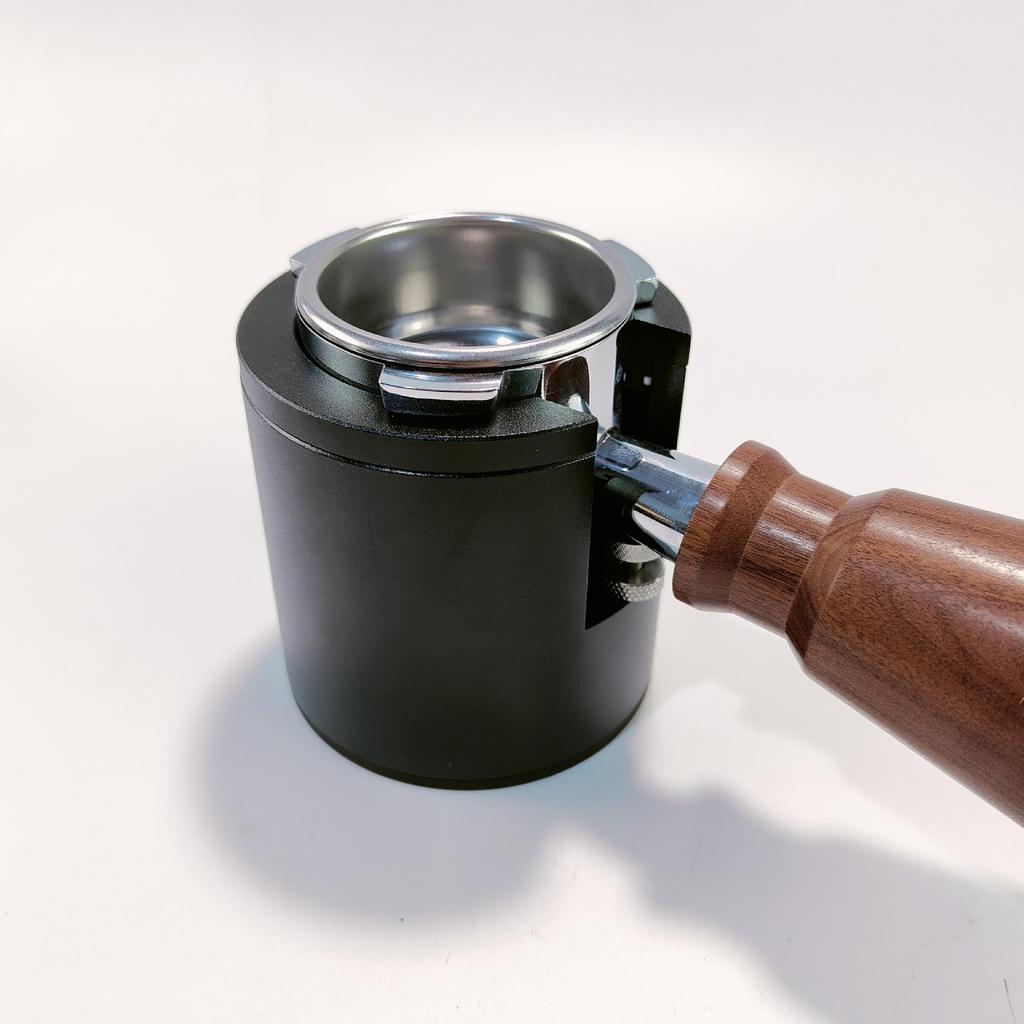 Aluminum Coffee Tamping Stand: Universal Tamper Base for 51mm, 53mm, and 58mm.