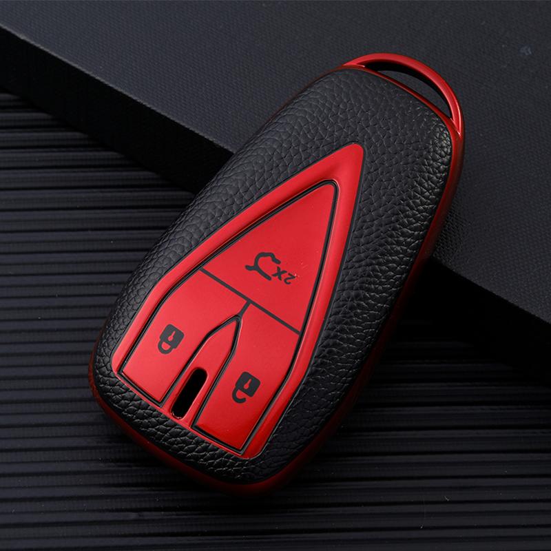 TPU Leather Shell Fob for Changan UNIT UNIK CS35PLUS CS55 PLUS CS75 PLUS Oshan X7 X5 Car Key Case Cover Car Accessories