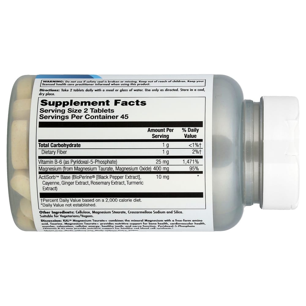 KAL Magnesium Taurat+ 400mg, 90 Tabletten