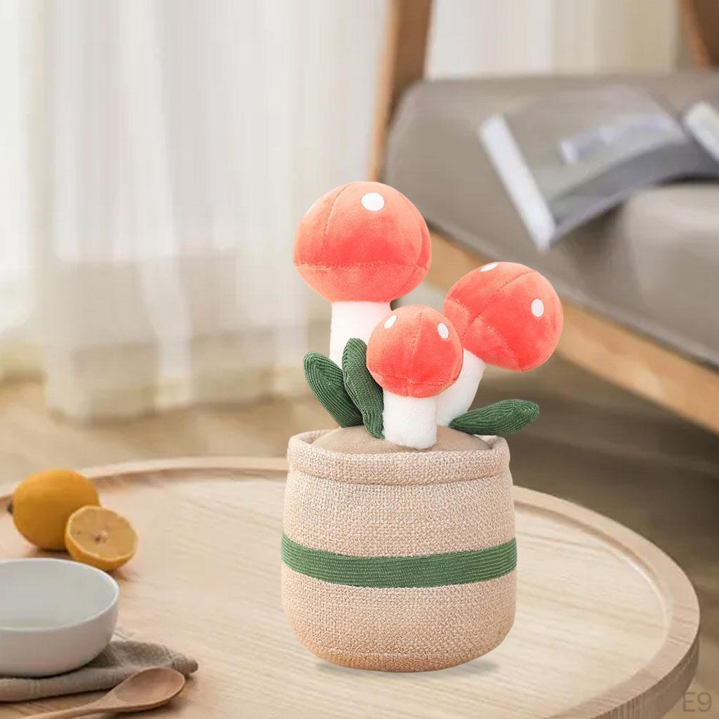 Cute Potted Plants Plush Toys, Lovely Stuffed Doll, Car office and home Drcorative Small Gadget for