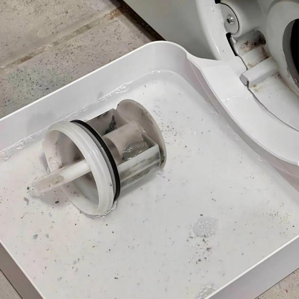 Wasserauffangwanne Waschmaschine Ablaufwanne Frontfilter-Schubladenfach Zum Reinigen