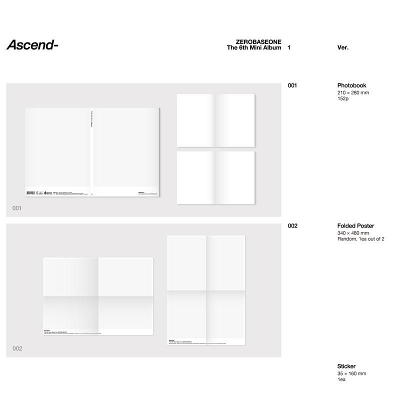 [PRE ORDER] ZEROBASEONE – 6th Mini Album Ascend (Photobook Ver.)