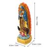 Chrześcijańska Figurka Guadalupe Ręcznie Malowana Figurki Matki Boskiej z Guadalupe na Szczęście Figurka Matki Boskiej z Guadalupe Do Dekoracji Stołu