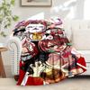 1pc Flannel Throw Blanket, DAN DA DAN,Group,CartoonPattern Printed Blanket, Warm Cozy Soft Blanket For Couch Bed Sofa Car Office Camping Tra