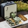 Nordic Style Ceramic Travel Tea Set