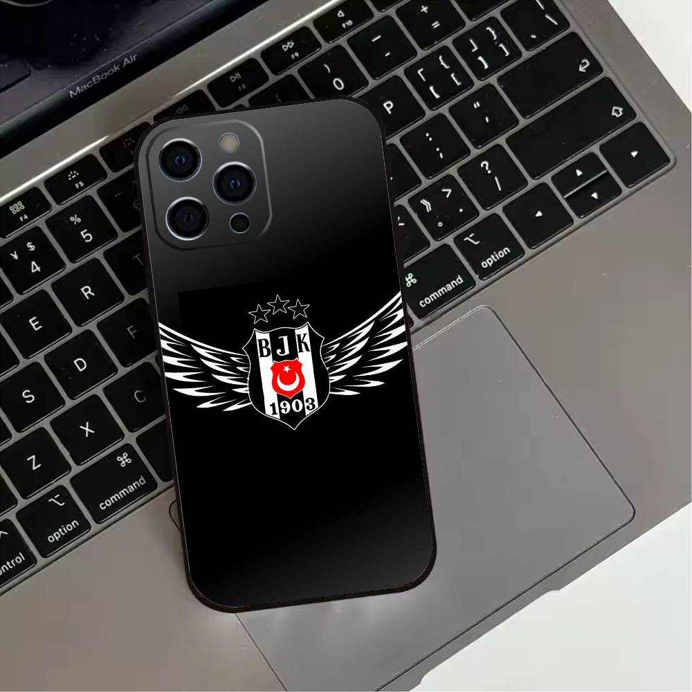 1 Stück F-Fashion B-Besiktas BJK Handyhülle Für iPhone 17,16,15,14,13,12,11 Plus,Pro Max,XS,Weiche Silikon Schwarze Hülle