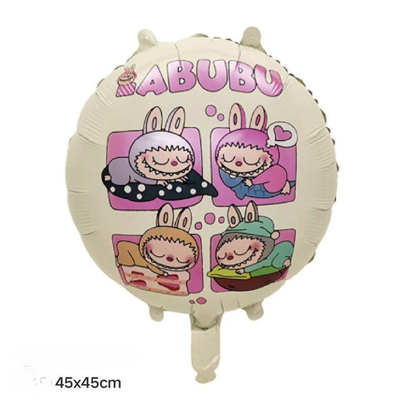 Balloon Set for Children's Birthday Party Decoration: 18-inch Round Floating Aluminum Film Balloons