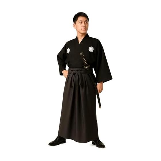 [Maatsu] Samurai Samurai Cosplay Kimono Costume Disguise Hakama Japanese Style Kimono Costume Event Disguise Party | Cosplay Costume Halloween
