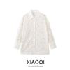 Fashion Wind 2024 New Fall Women's Clothing Lapel Long Sleeves Breasted Cut Out Embroider Loose Shirt 8251221