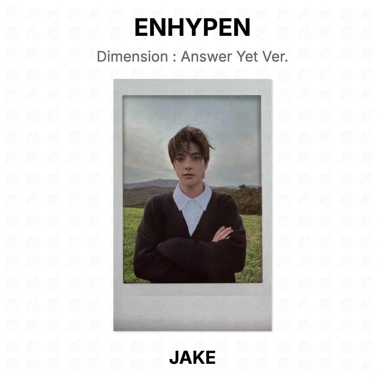 ENHYPEN Dimension : Answer Yet Ver. Official Photocard JAKE