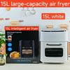15L Smart Touch Air Fryer - Fully Automatic Electric Fryer & Oven for French Fries
