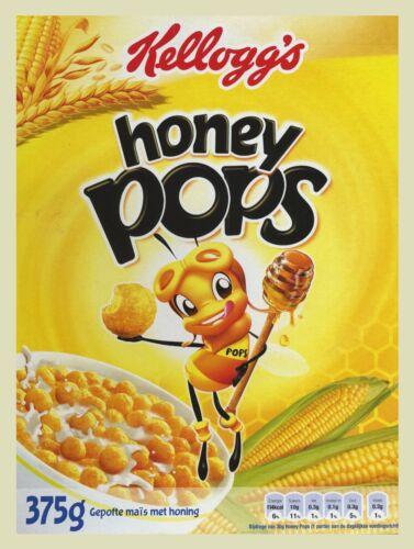 

Kelloggs Honey Pops retro vintage style metal signplaque man cave shedAluminum 20x30cm（7.8x11.8inch）