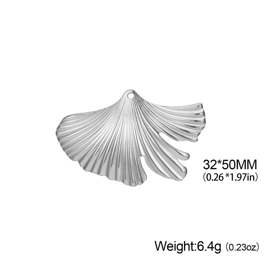 Teamer 3pcs/Lot Shell Charms For Jewelry Gold Color Stainless Steel Pendant For Necklace Earrings DIY Making Fashion Accessories