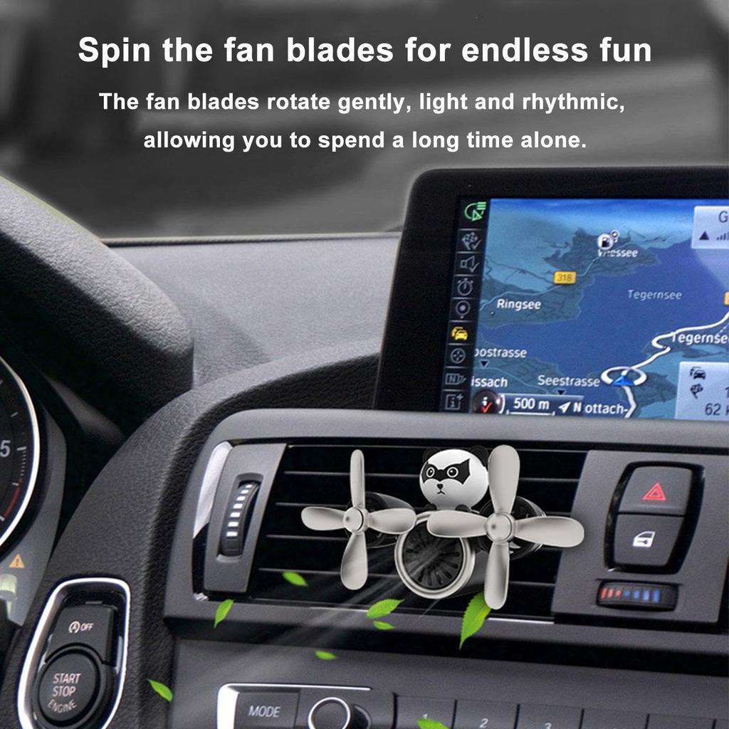 Auto Flugzeug - Auto , Niedlicher Tierpilot Rotierender Propeller