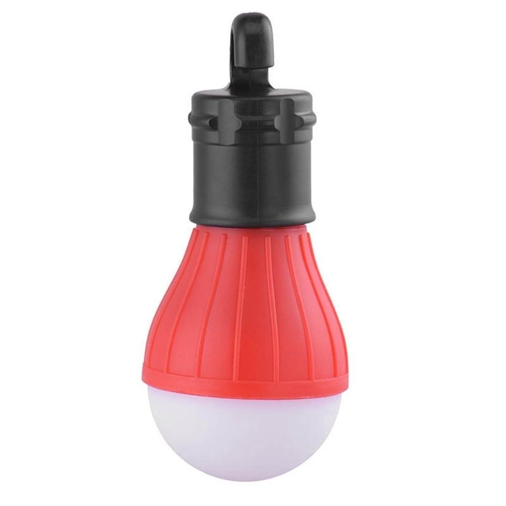 LED Outdoor Camping Lantern ABS Mini Camping Light Durable Hanging Tent Lamp Light Bulb  Fishing