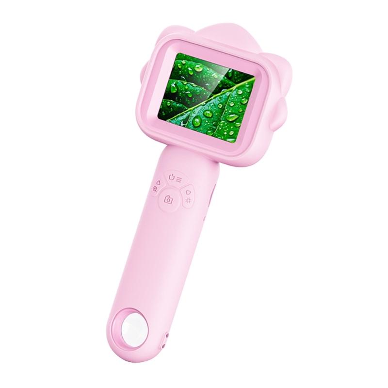 Handheld Glass Digital Microscope 500x Magnification 2.4in IPS Screen