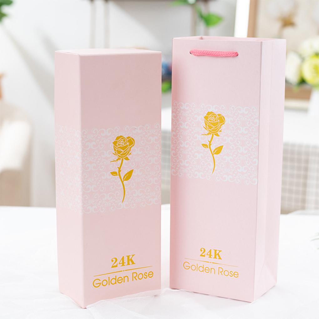 Artificial Flower Golden Foil Rose Wedding Anniversary Flower Party Decoration