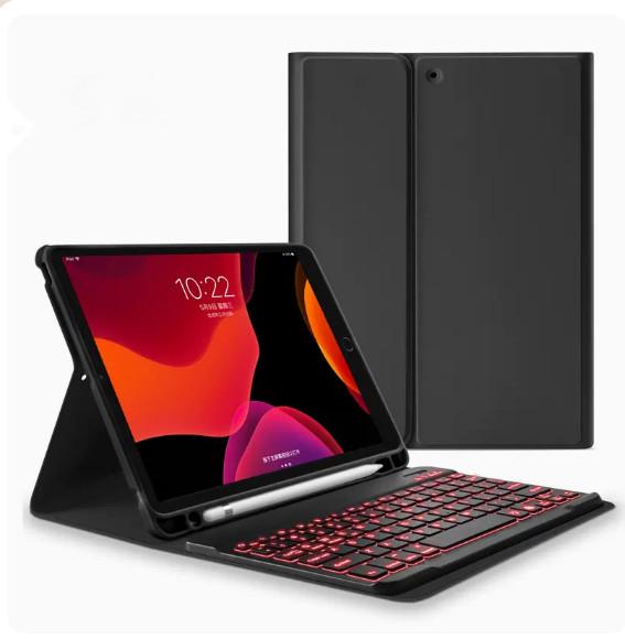 2022 PU Leather Smart Wireless Keyboard Case for IPad10 10.9 Pro11 New Shockproof Pencil Holder with Scissor Operation Style
