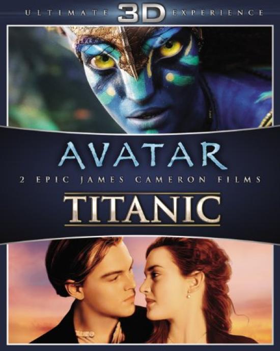 Avatar Titanic 3D Set Press Limited + Blu-ray (6-Disc Set) (First Edition) [Blu-ray]