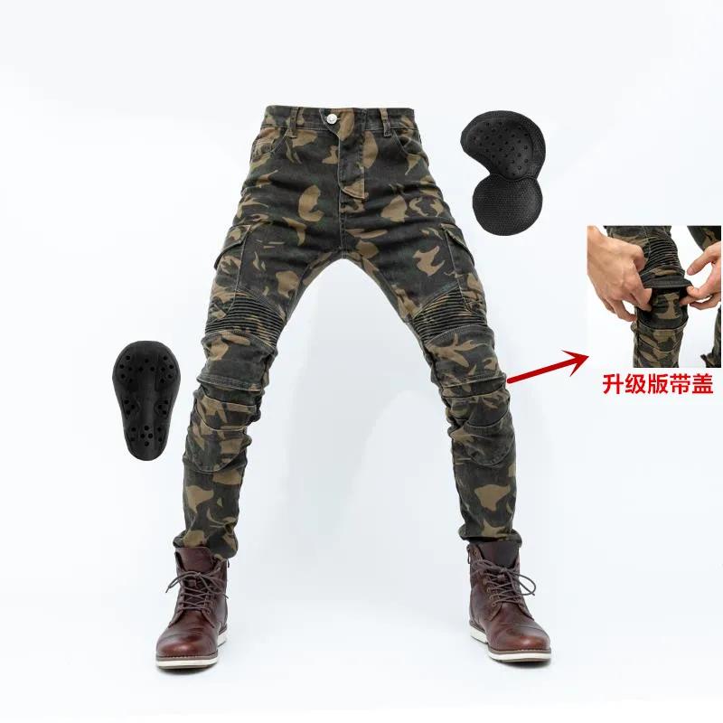 New Design Motorcycle Pants Men Moto Jeans Protective Gear Riding Touring Scooter Trousers B06 Motocross Pants with protection