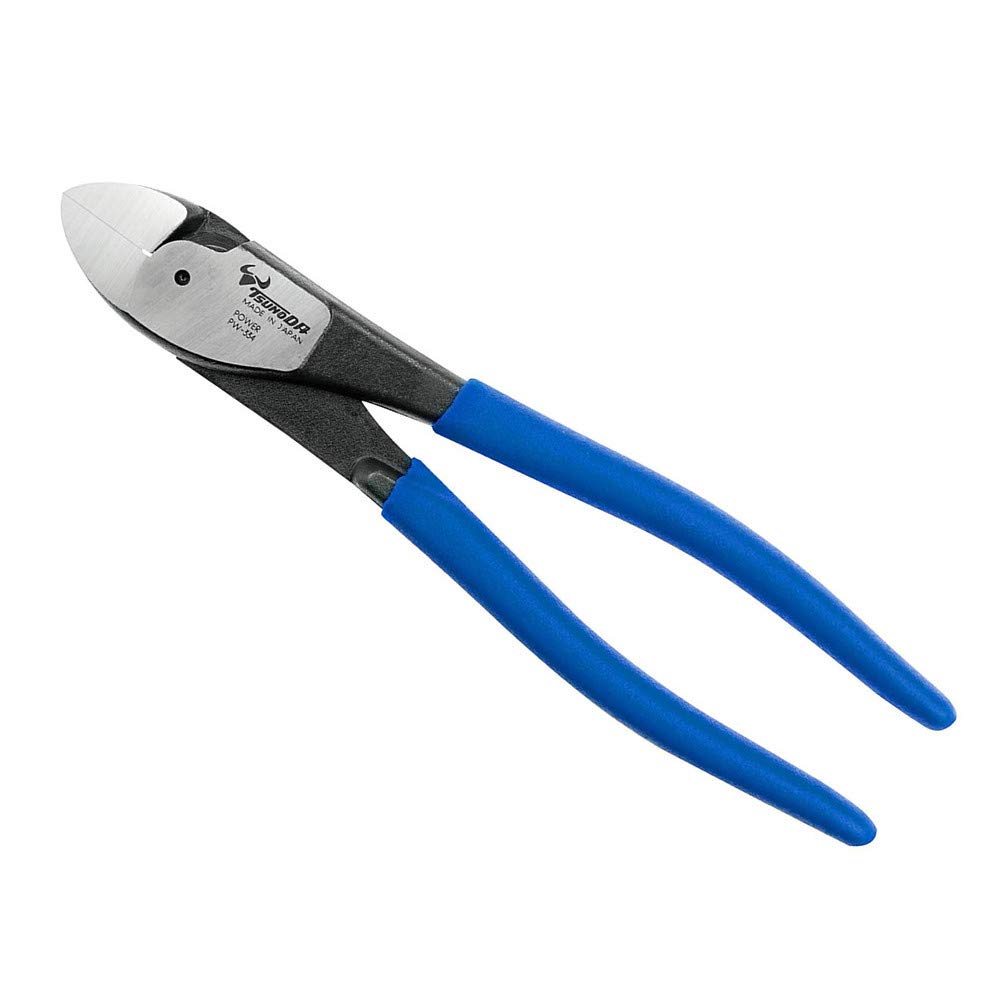 

Tsunoda Electric Power Nippers Thin Blade 200mm with Crimp Function PW-334