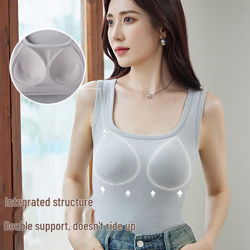 Seamless Warm Sleeveless Vest for Women - Autumn/Winter Style 8812