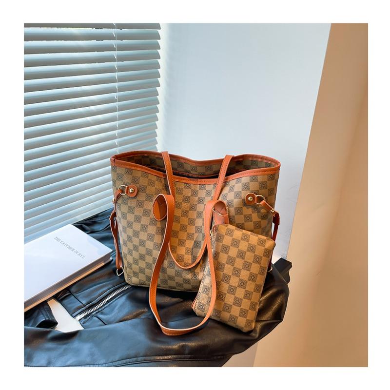 Large-capacity bag women's summer versatile 2 new trendy simple casual shoulder bag premium travel tote bag