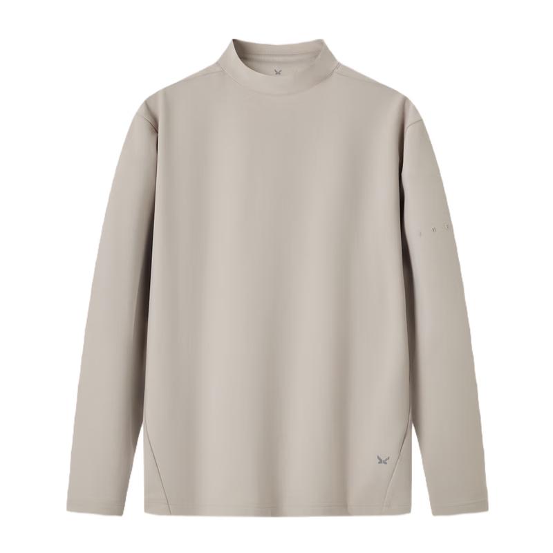 JOEONE Men's Warm Half-High Collar Long-Sleeve T-shirt