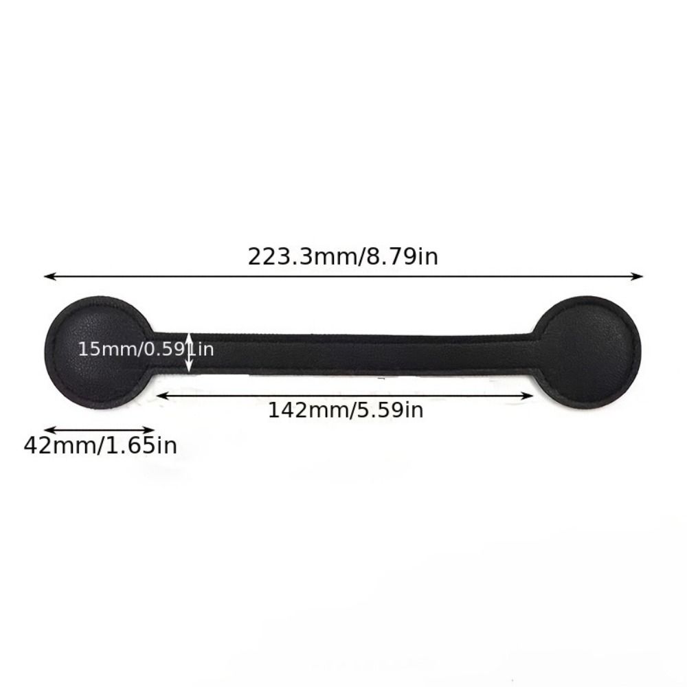 Neuer Starker Magnet Magnetischer Hutclip Tragbar Einfarbige Leder-Huthalter PU-Leder Hut-Halter Clip Gepäck