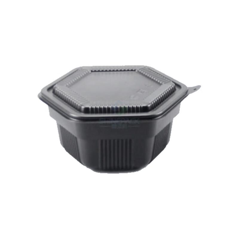 Disposable Hexagonal Takeaway Lunch Boxes with Lids