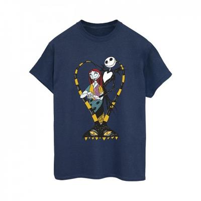 The Nightmare Before Christmas Womens/Ladies Heart Jack Cotton Boyfriend T-Shirt