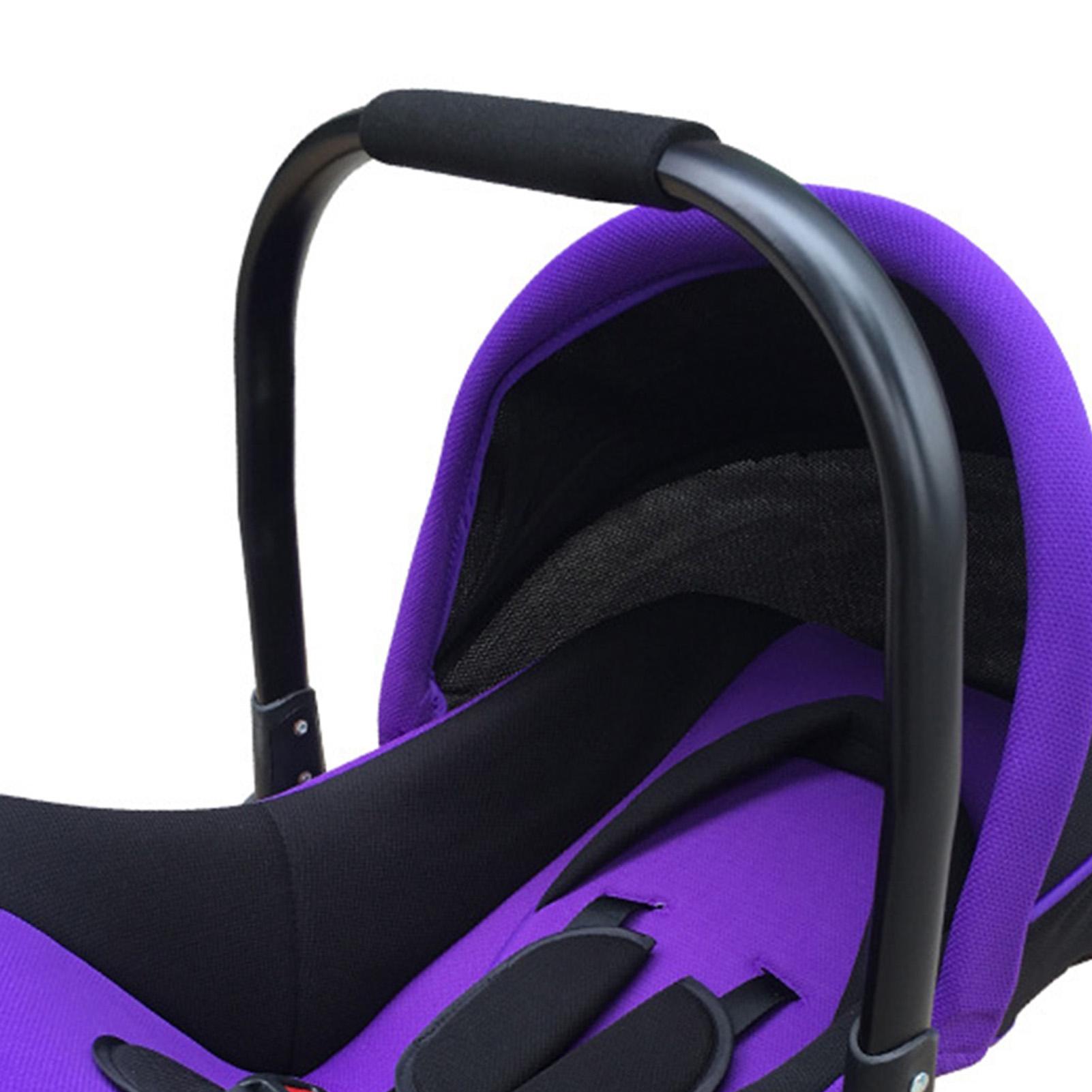 

Детское автокресло с корзиной, устойчивое к ультрафиолетовому излучению, длинный тент из полистирола для 012 месяцев Фиолетовый фиолетовый