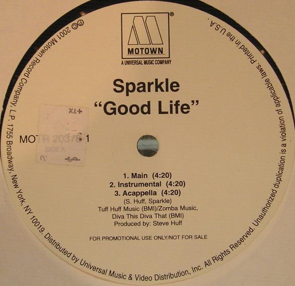 

12inch Record SPARKLE - Good Life MOTR203781 Motown 2001 US Rap & Hip-Hop/R&B Used