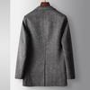 Autumn and Winter Wool Woolen Light Luxury Business Youth Double-sided Woolen Warm Suit Jacket