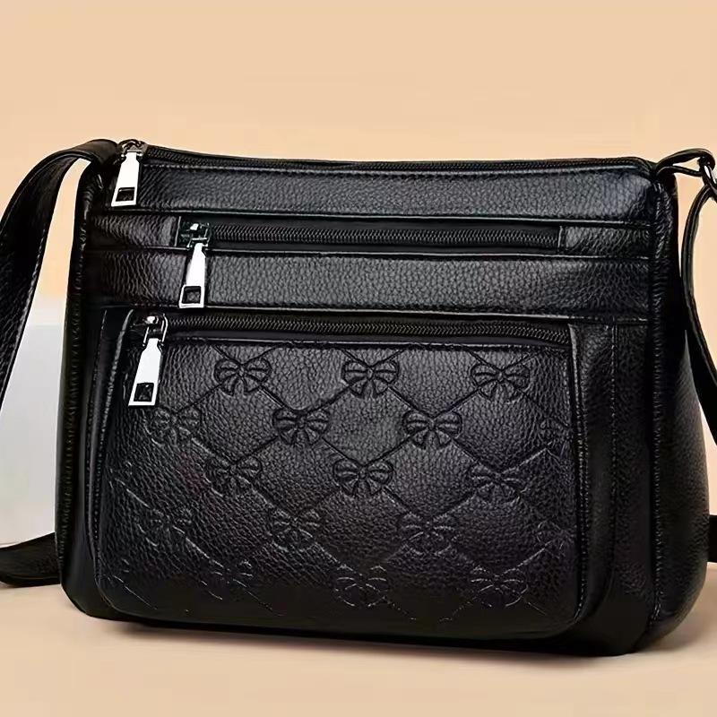 1Pc Frauen Damen Multi Pocket Messenger Bag Handtasche Cross Body Taschen Schultertasche