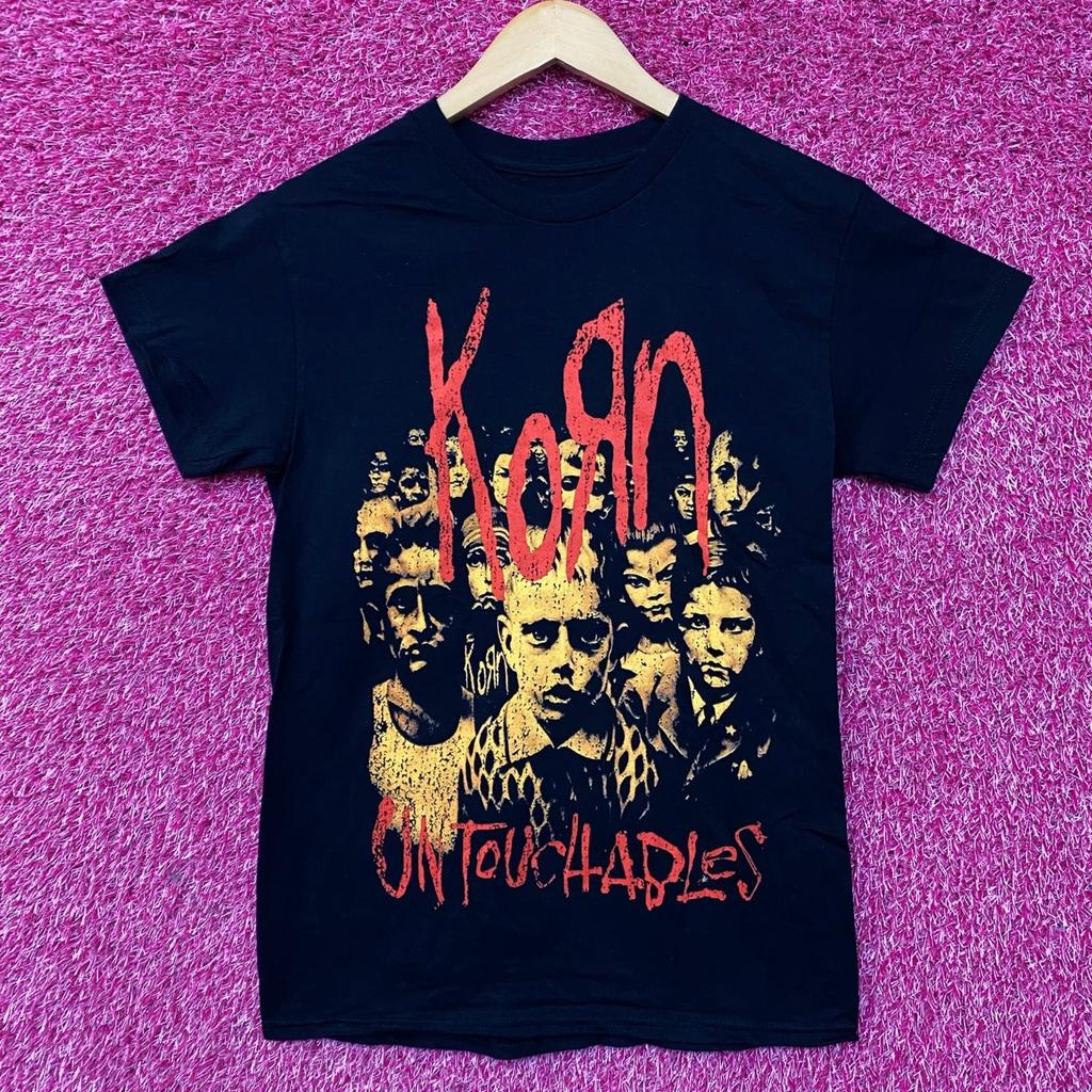 Korn Untouchable Album Nu Metal band 100% Cotton T-shirt Mens Tees Top