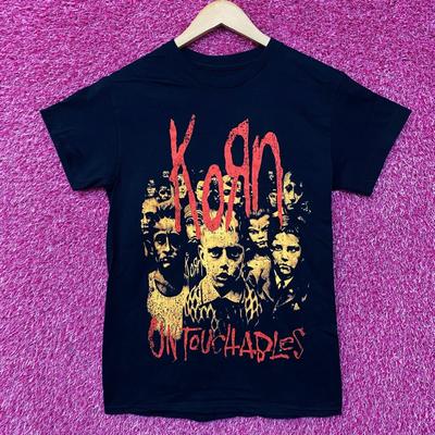 Korn Untouchable Album Nu Metal Band 100% Baumwoll-T-Shirt Herren Top