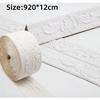 1 Roll Waterproof Ceiling Decoration Strip Self-Adhesive 3D Wall Sticker Antifouling Easy Installation Skirting Wall Stickers
