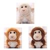 Plush Monkey Stuffed Animal Toy With Soft Short Plush For Kids And Gifting