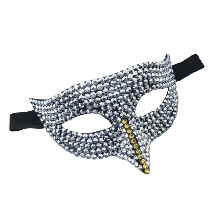 Masquerade Mask Rhinestones Mask Half Face Mask Halloween Party Eyewears Accessory For Men Women Halloween Cosplay