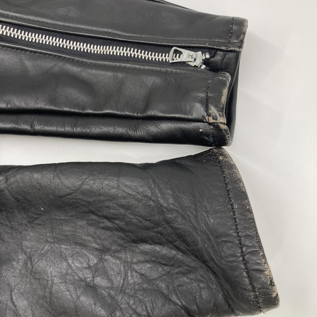 Vintage [GRAIS] 50s Black Double Rider Jacket CONMATIC Zip Jacket Not Written blackUsed