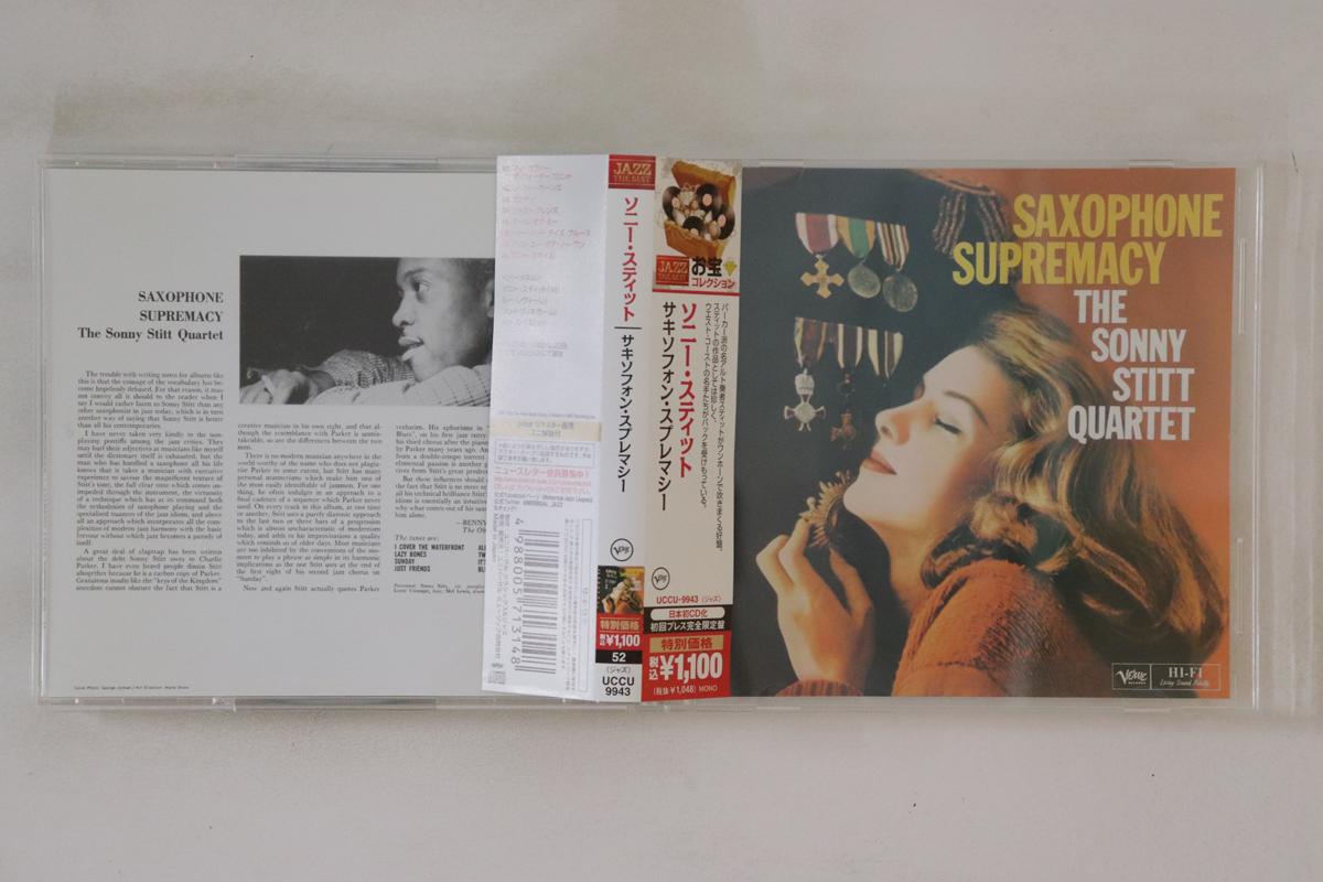 

CD SONNY STITT - Saxophone Supremacy UCCU9943 Verve Records 2012 Japan Obi Jazz Used