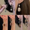 Korean Style Crystal Pendant Earring Women Jewelry Antique Drop Earrings