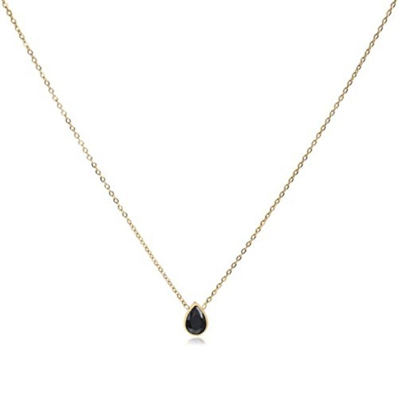 Hand Beaded Natural Stone Colorful Fashion Versatile Clavicle Necklace