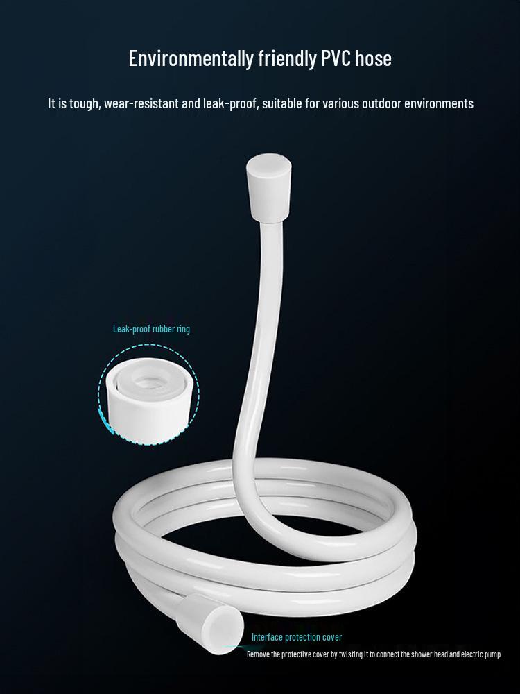 Portable Wireless Rechargeable Shower for Camping and Construction Sites