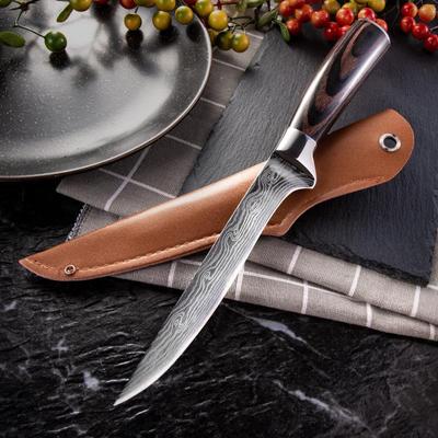 Edelstahl-Ausbeinmesser, Küchenknochen, Fleisch, Fisch, Sushi-Messer, Gemüseschneider