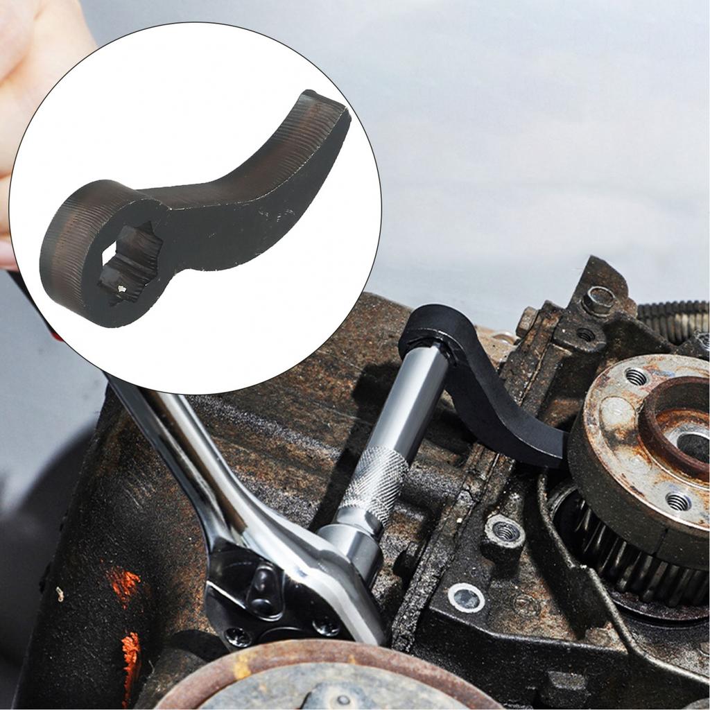 1/2 Pry Bar Wrench Adaptor Metal Head, Crowbar Adapter Head 14mm, Tool, Black